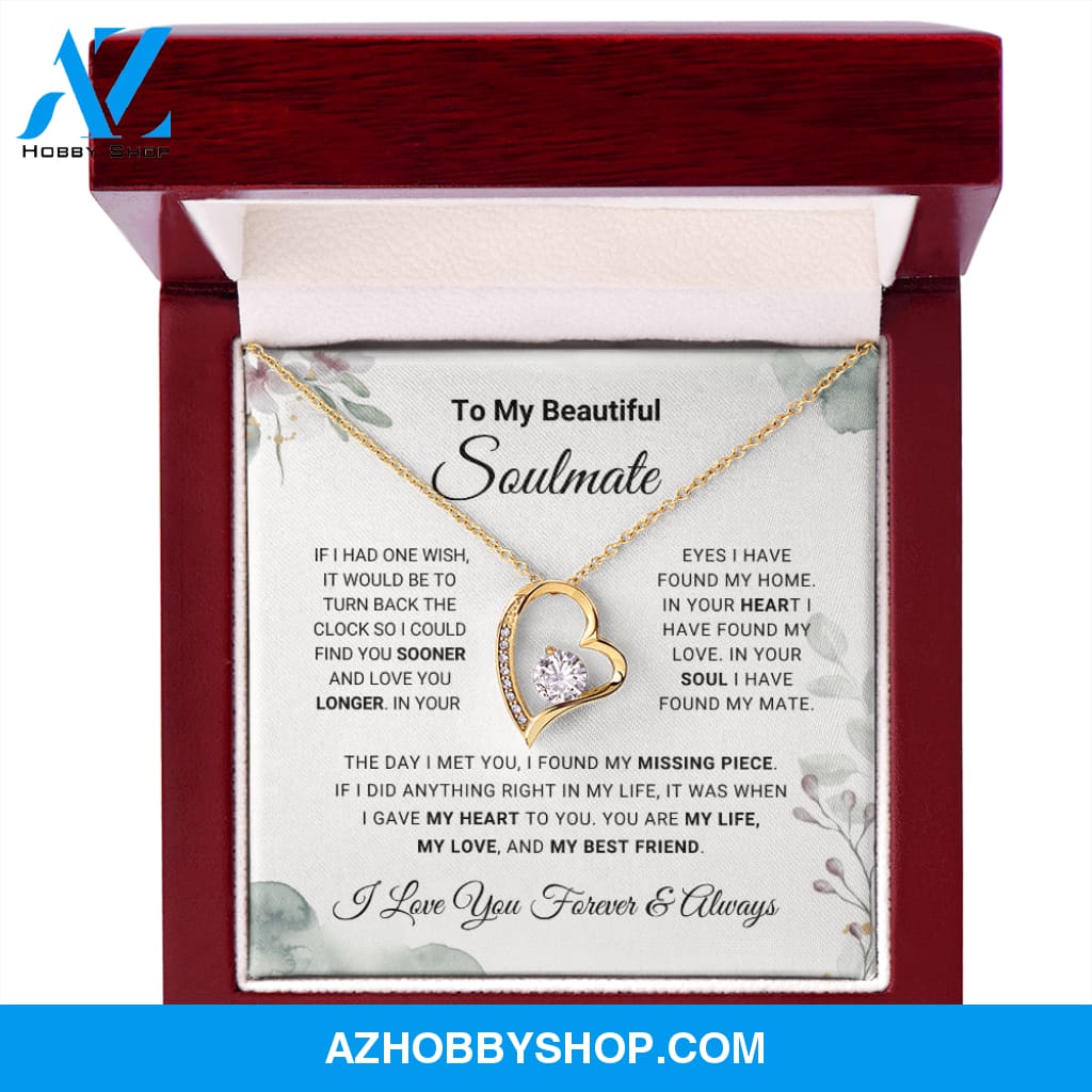 Soulmate - Missing Piece - Forever Love Necklace