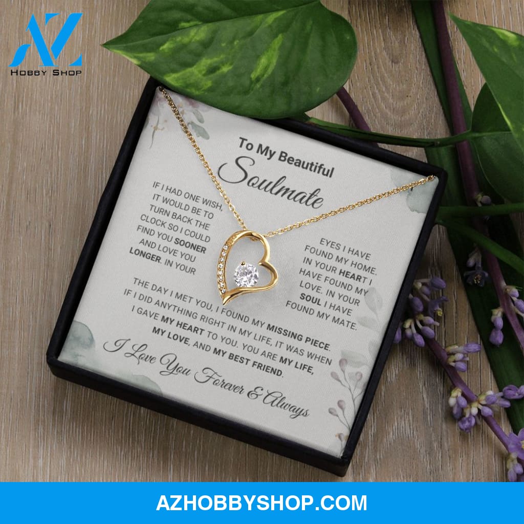 Soulmate - Missing Piece - Forever Love Necklace