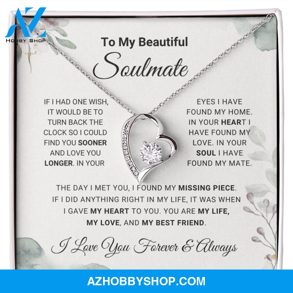 Soulmate - Missing Piece - Forever Love Necklace