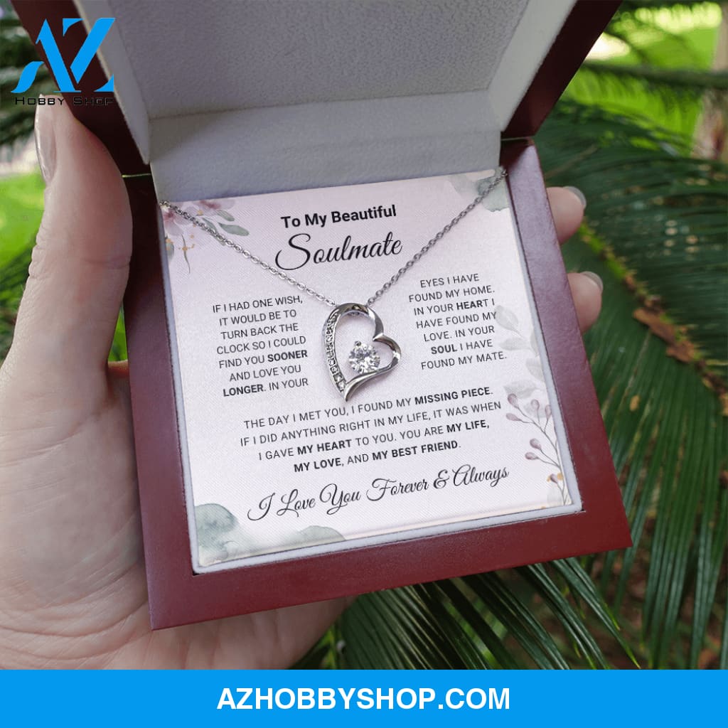 Soulmate - Missing Piece - Forever Love Necklace