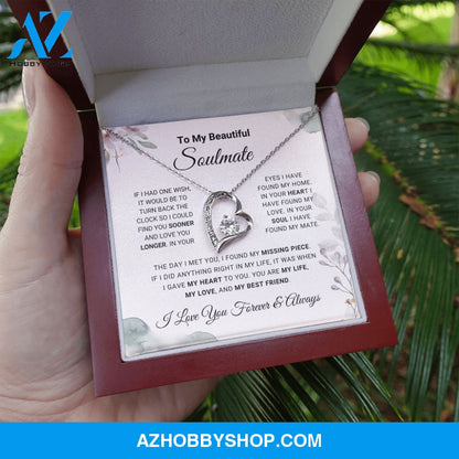 Soulmate - Missing Piece - Forever Love Necklace