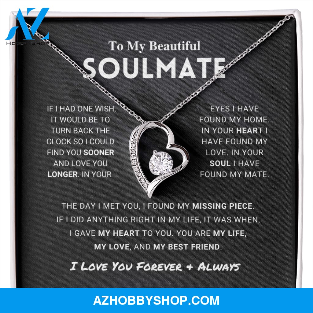 Soulmate - Missing Piece - Forever Love Necklace