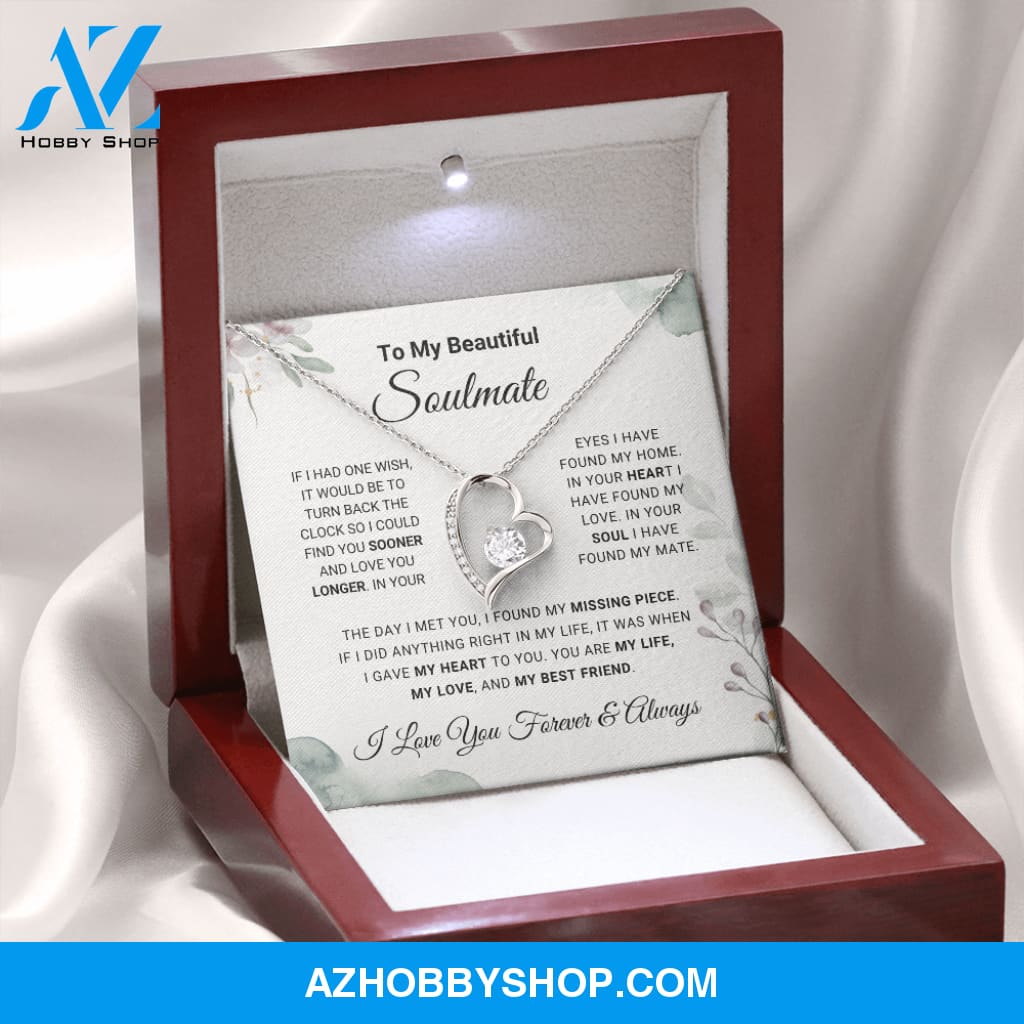 Soulmate - Missing Piece - Forever Love Necklace