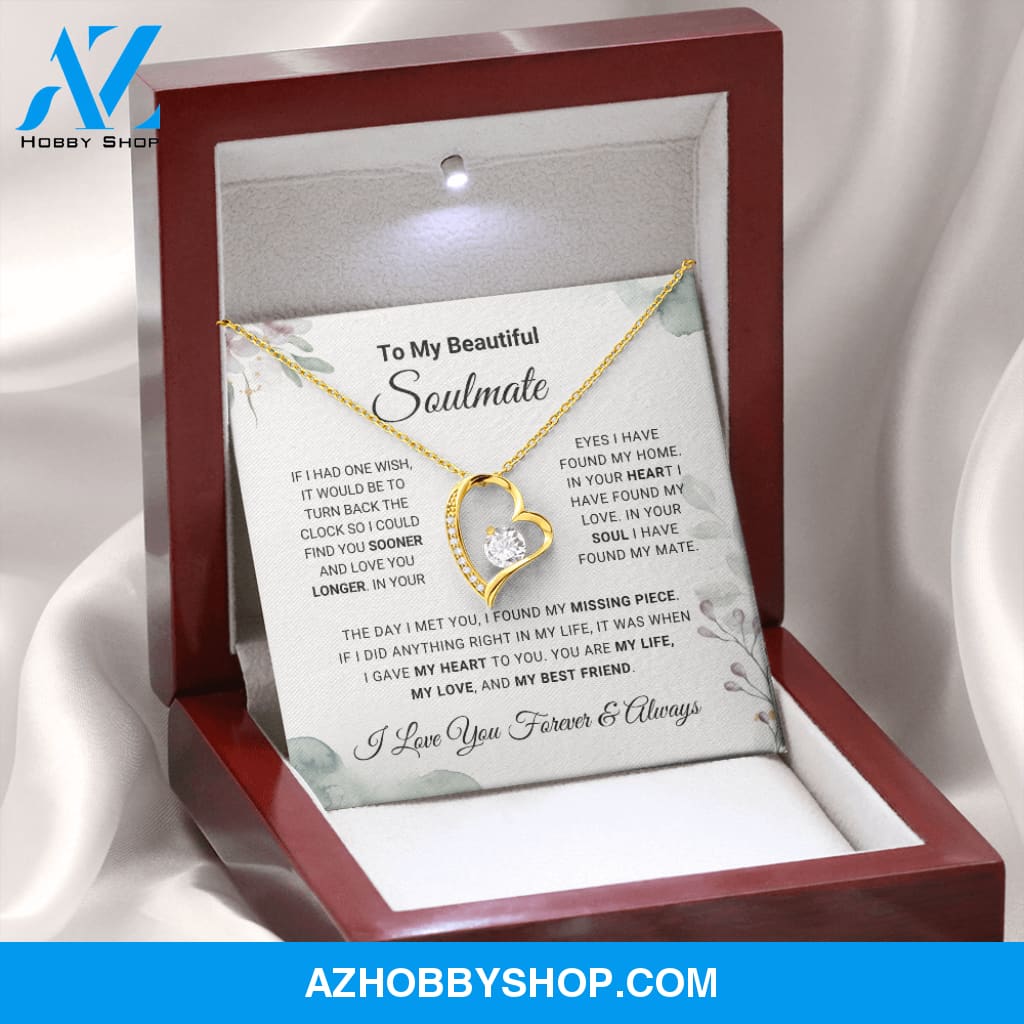 Soulmate - Missing Piece - Forever Love Necklace