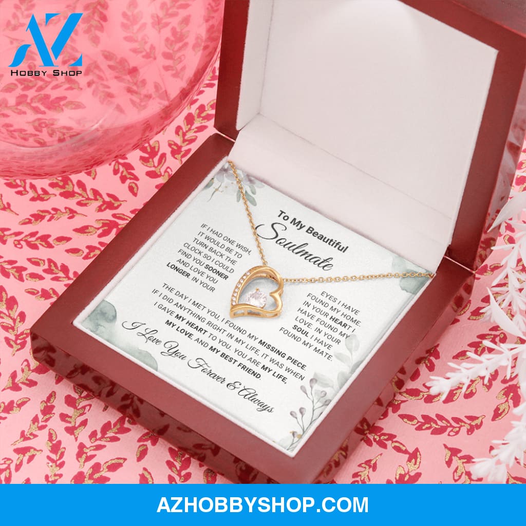 Soulmate - Missing Piece - Forever Love Necklace