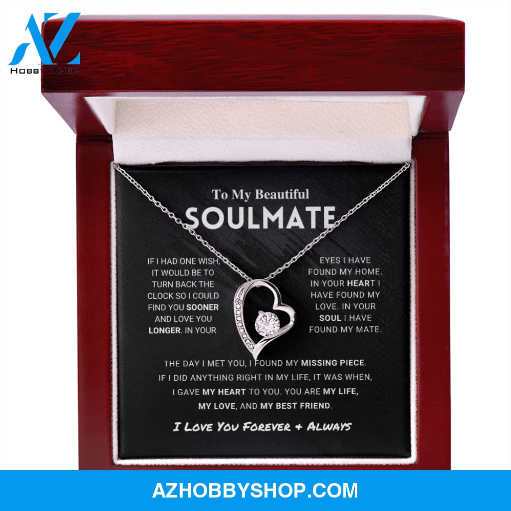 Soulmate - Missing Piece - Forever Love Necklace