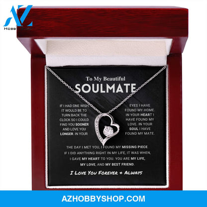 Soulmate - Missing Piece - Forever Love Necklace