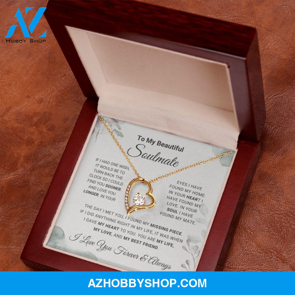 Soulmate - Missing Piece - Forever Love Necklace