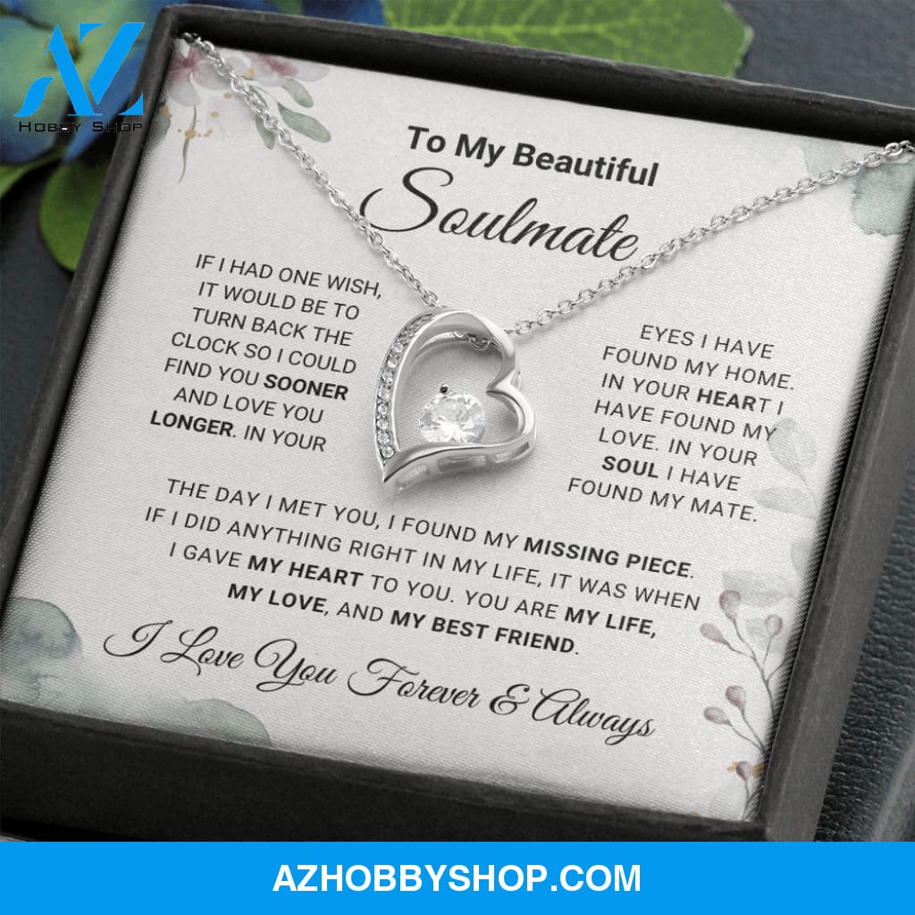 Soulmate - Missing Piece - Forever Love Necklace