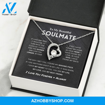 Soulmate - Missing Piece - Forever Love Necklace