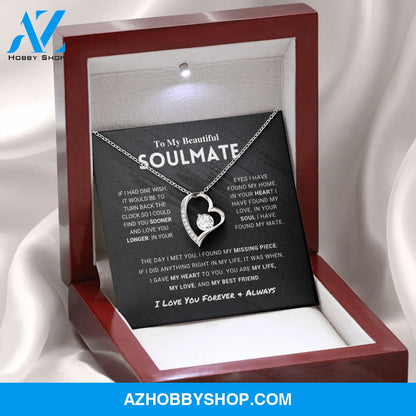 Soulmate - Missing Piece - Forever Love Necklace