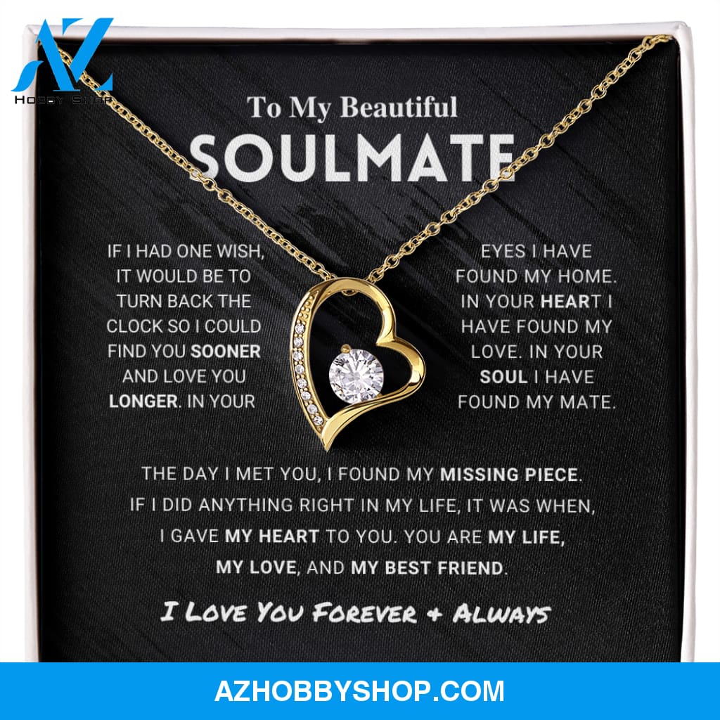 Soulmate - Missing Piece - Forever Love Necklace
