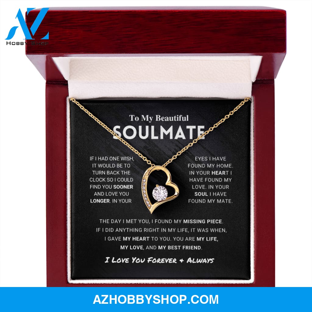 Soulmate - Missing Piece - Forever Love Necklace