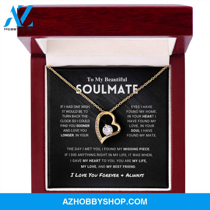 Soulmate - Missing Piece - Forever Love Necklace