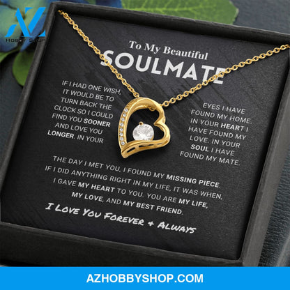 Soulmate - Missing Piece - Forever Love Necklace