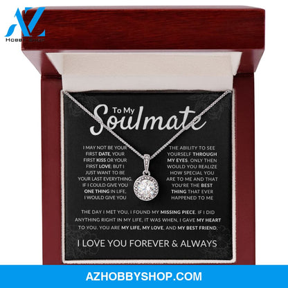 Soulmate - Missing Piece - Silver Eternal Hope Silver Necklace