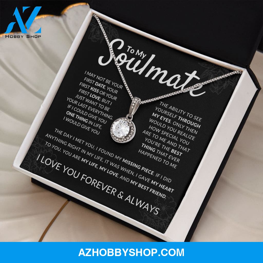 Soulmate - Missing Piece - Silver Eternal Hope Silver Necklace