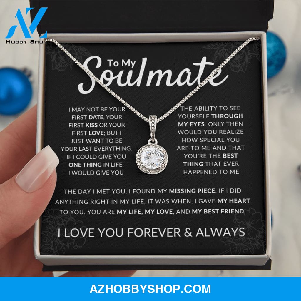 Soulmate - Missing Piece - Silver Eternal Hope Silver Necklace