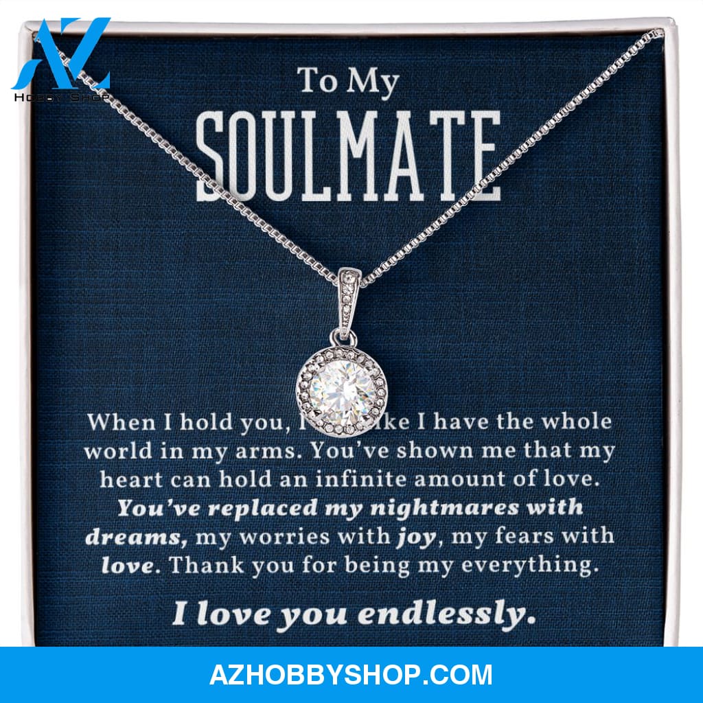 Soulmate - My Everything - Eternal Hope Silver Necklace