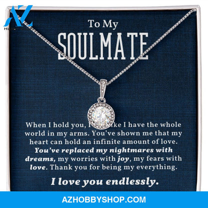 Soulmate - My Everything - Eternal Hope Silver Necklace