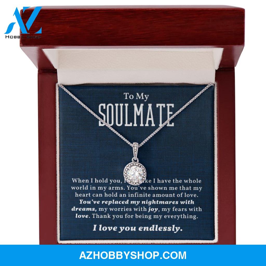 Soulmate - My Everything - Eternal Hope Silver Necklace