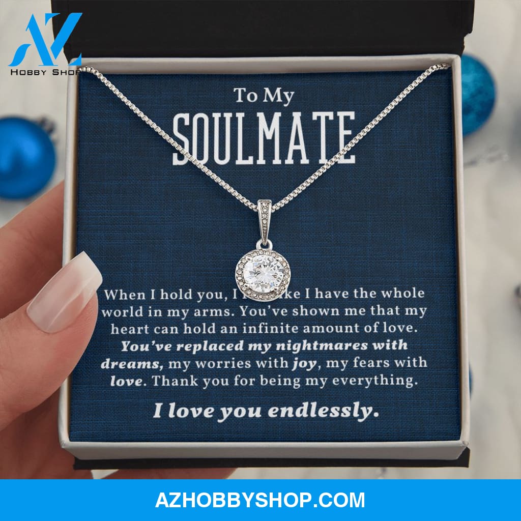 Soulmate - My Everything - Eternal Hope Silver Necklace