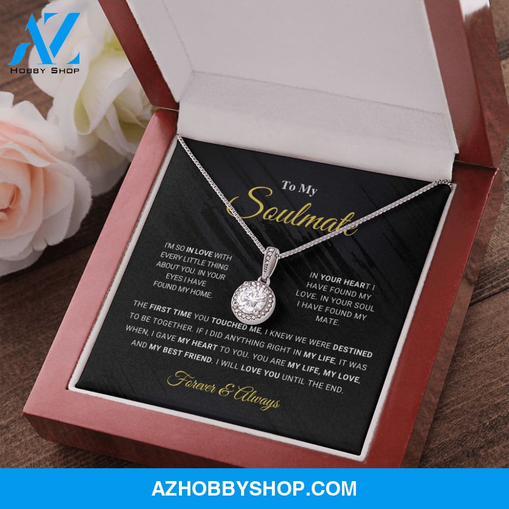 Soulmate - My Life - White Gold Eternal Hope Necklace