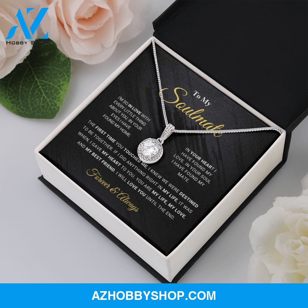 Soulmate - My Life - White Gold Eternal Hope Necklace