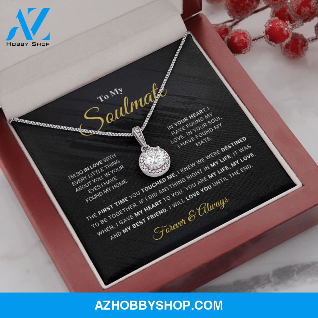 Soulmate - My Life - White Gold Eternal Hope Necklace