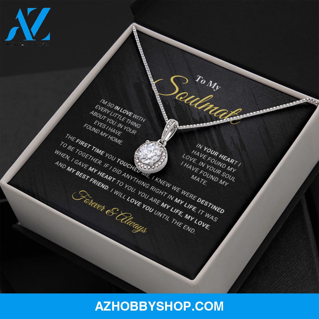 Soulmate - My Life - White Gold Eternal Hope Necklace
