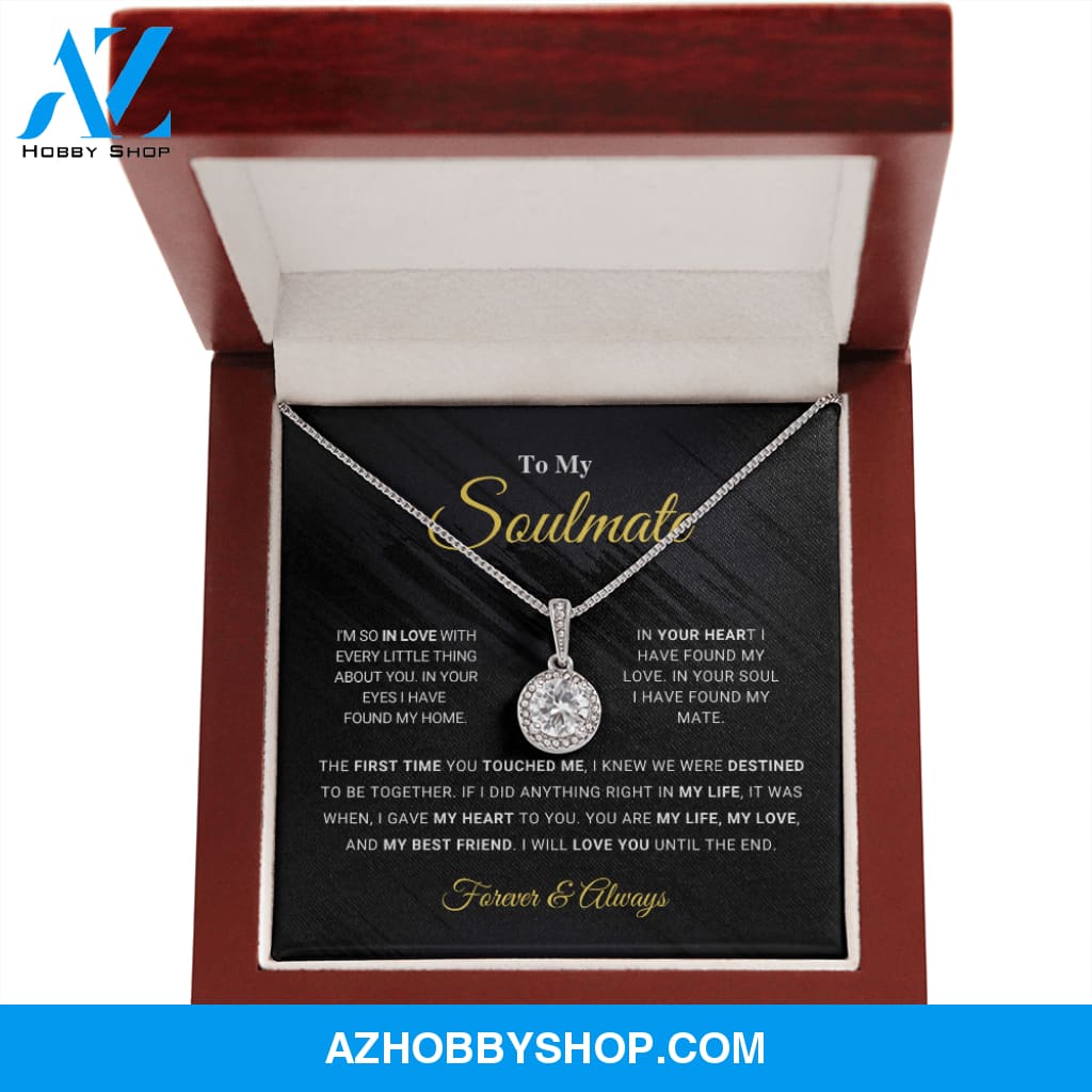 Soulmate - My Life - White Gold Eternal Hope Necklace