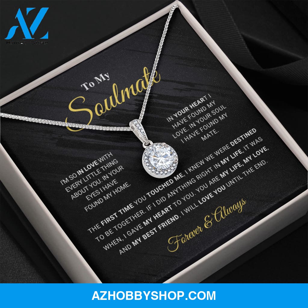 Soulmate - My Life - White Gold Eternal Hope Necklace