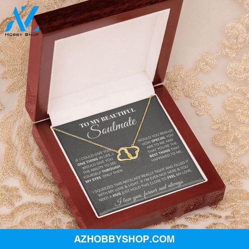 (Soulmate) My Soul - Solid Gold with Diamonds Necklace