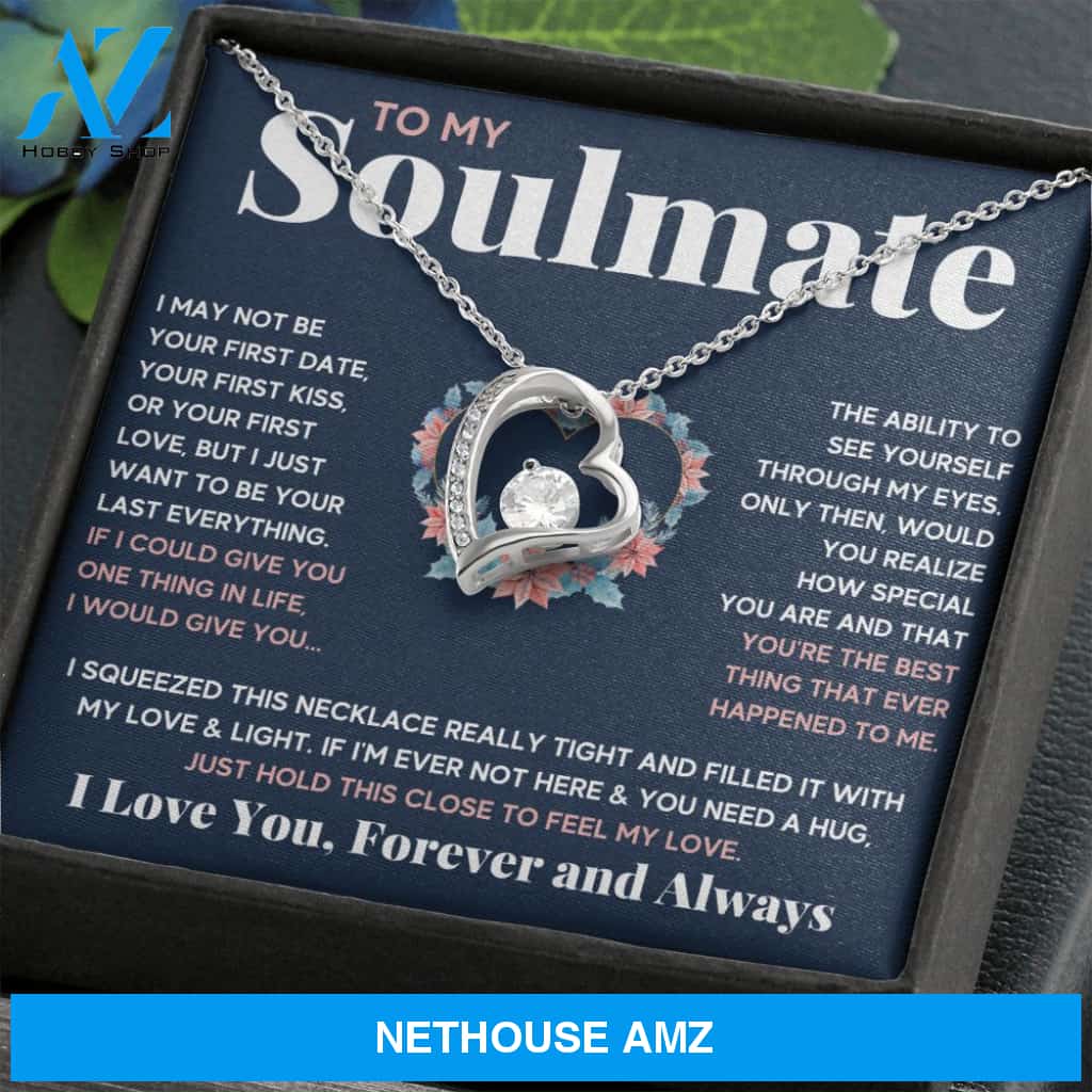 soulmate necklace for women wedding anniversary gifts for wife birthday presents for the wife christmas gifts for wife love gifts jewerly