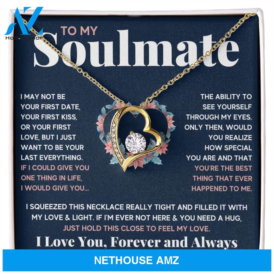 soulmate necklace for women wedding anniversary gifts for wife birthday presents for the wife christmas gifts for wife love gifts jewerly