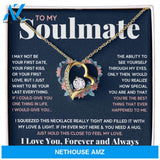 soulmate necklace for women wedding anniversary gifts for wife birthday presents for the wife christmas gifts for wife love gifts jewerly