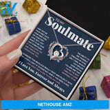 soulmate necklace for women wedding anniversary gifts for wife birthday presents for the wife christmas gifts for wife love gifts jewerly