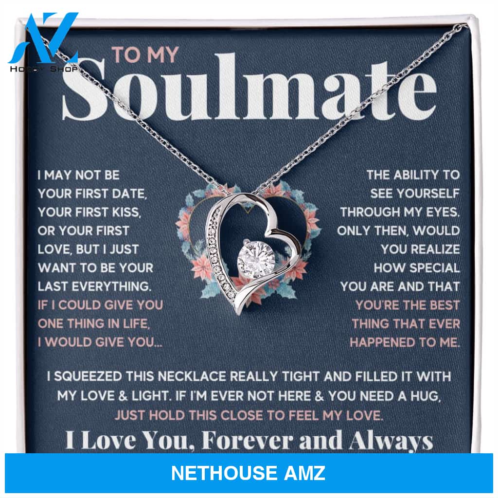 soulmate necklace for women wedding anniversary gifts for wife birthday presents for the wife christmas gifts for wife love gifts jewerly