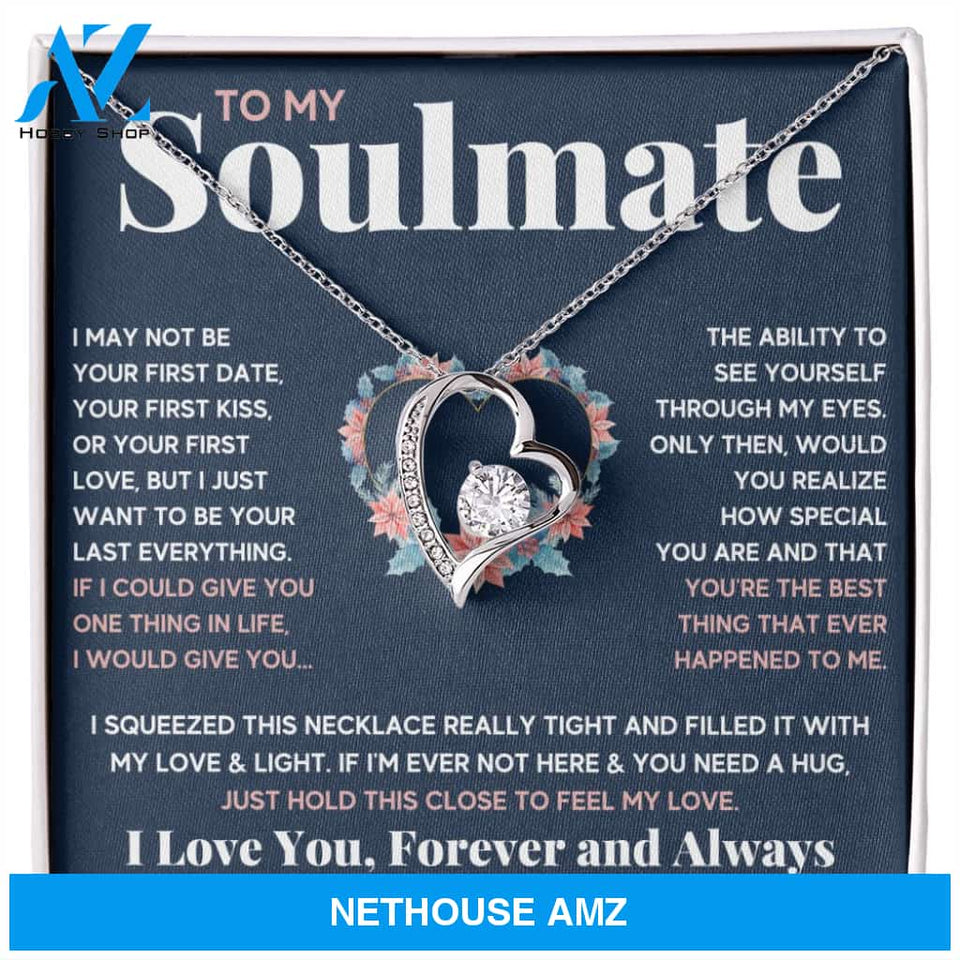 soulmate necklace for women wedding anniversary gifts for wife birthday presents for the wife christmas gifts for wife love gifts jewerly