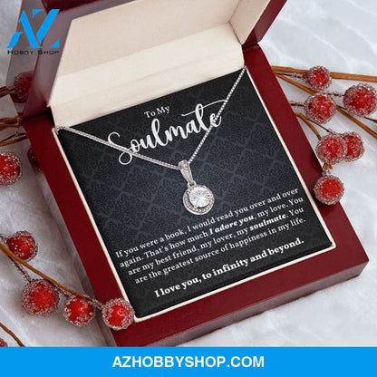Soulmate - Source Of Happiness - Eternal Hope Silver Necklace