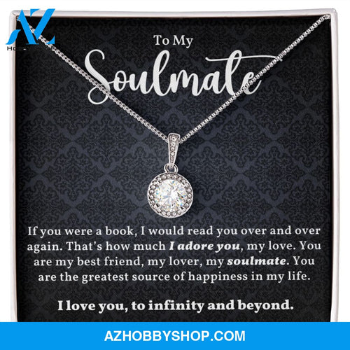 Soulmate - Source Of Happiness - Eternal Hope Silver Necklace