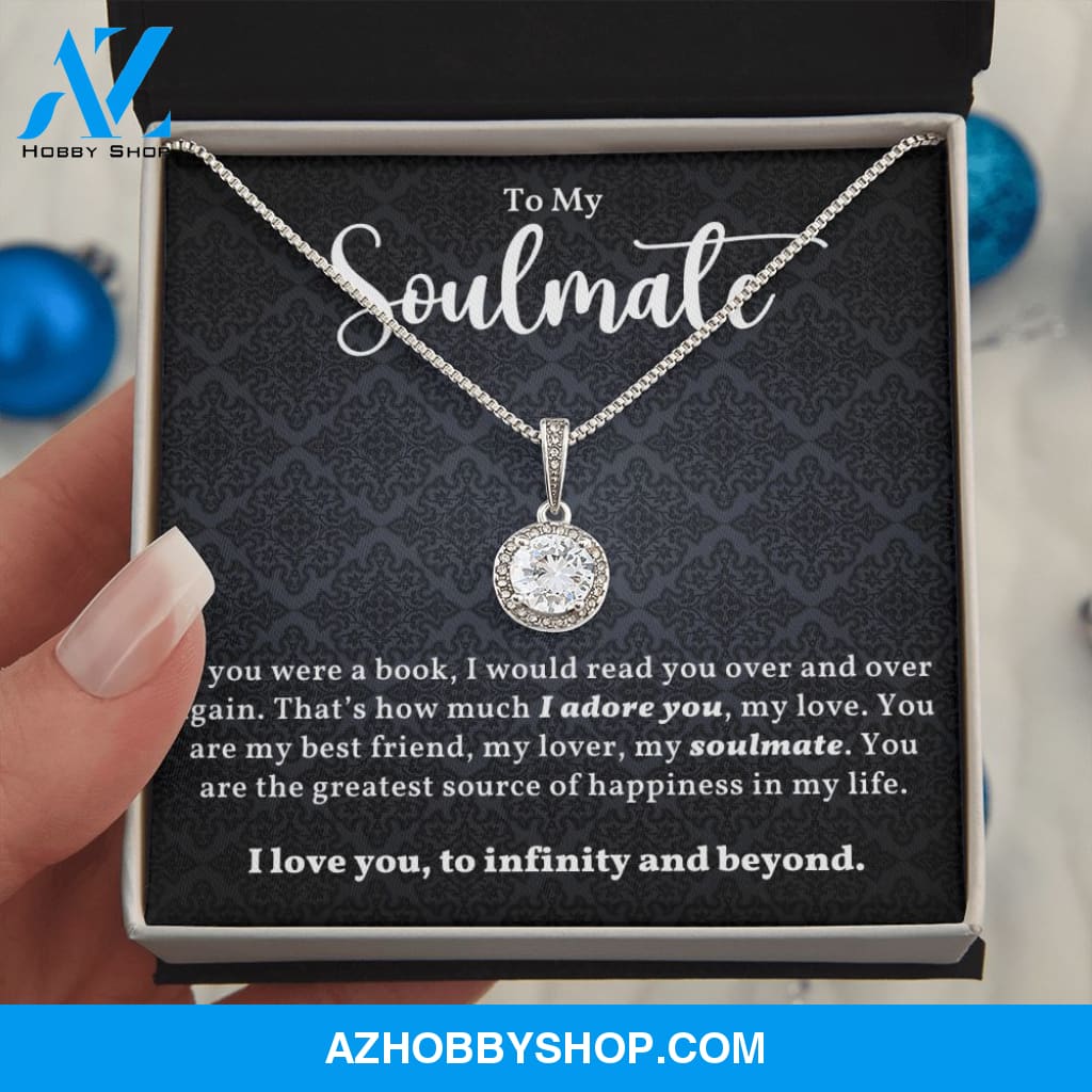 Soulmate - Source Of Happiness - Eternal Hope Silver Necklace
