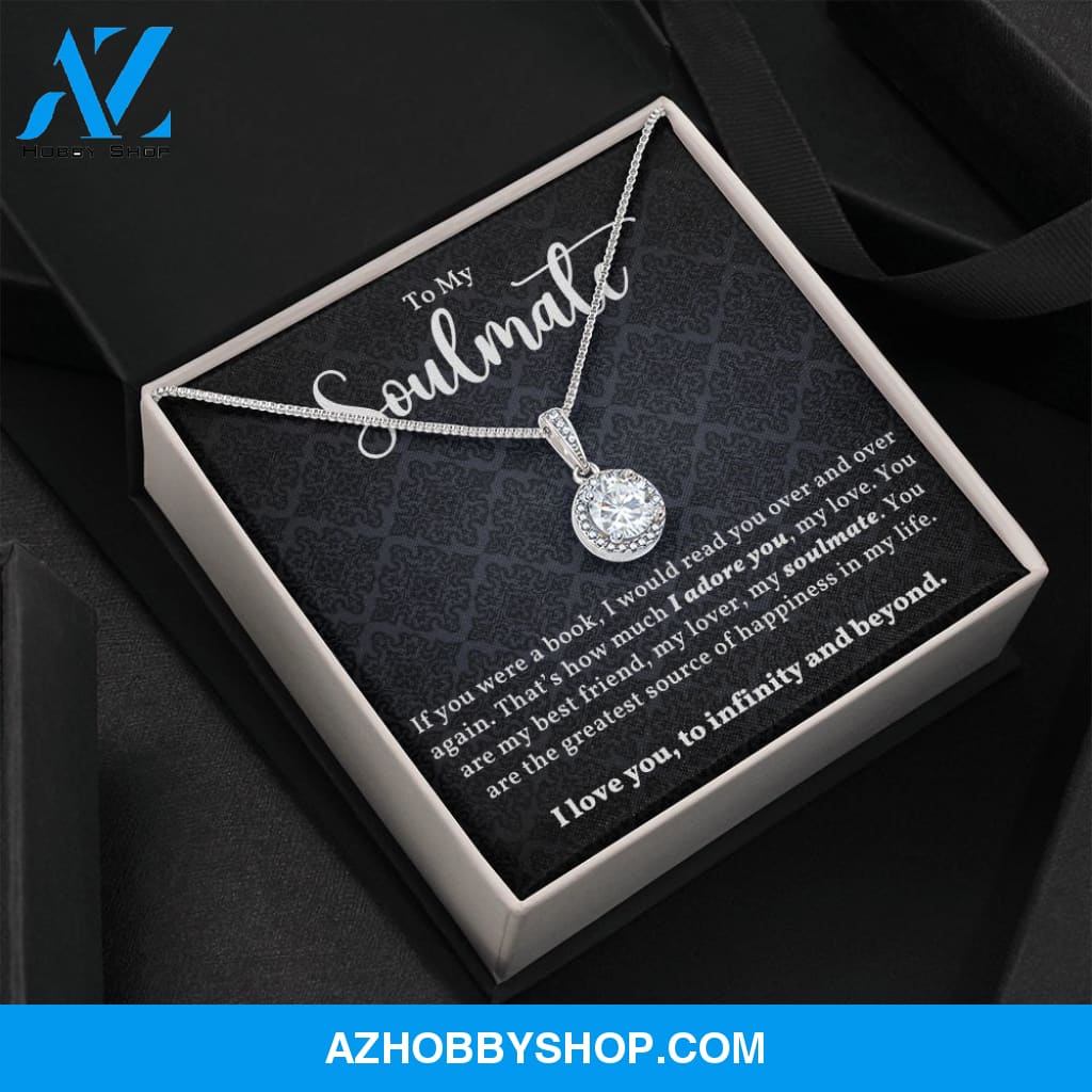 Soulmate - Source Of Happiness - Eternal Hope Silver Necklace