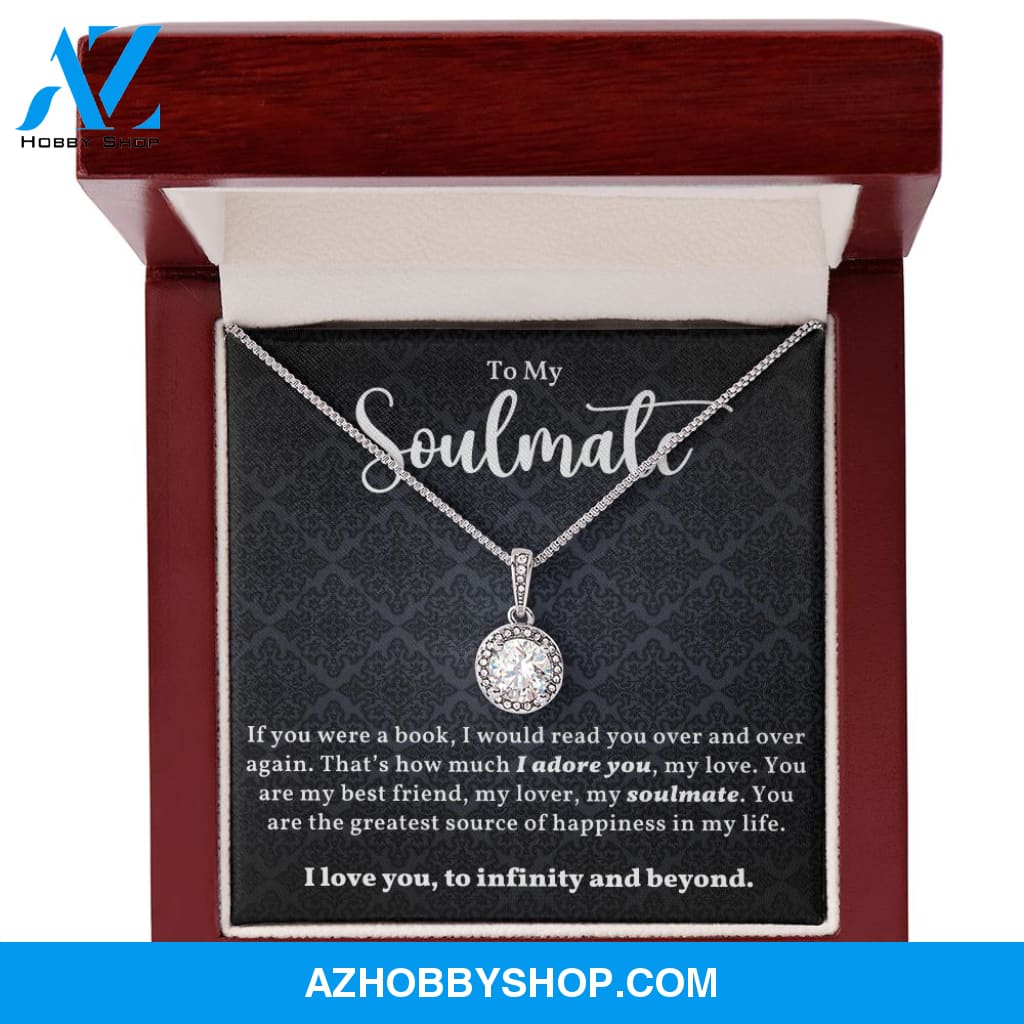 Soulmate - Source Of Happiness - Eternal Hope Silver Necklace