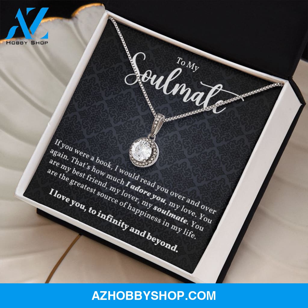Soulmate - Source Of Happiness - Eternal Hope Silver Necklace