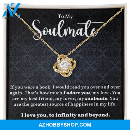 Soulmate - Source Of Happiness - Love Knot Necklace