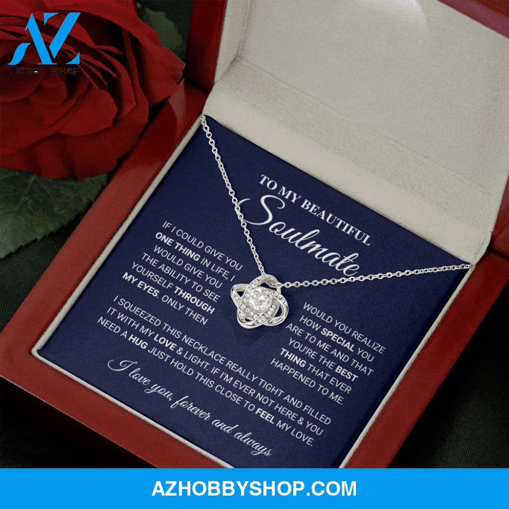 Soulmate - The Best Thing - Love Knot Silver Necklace