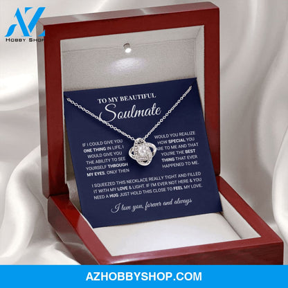 Soulmate - The Best Thing - Love Knot Silver Necklace