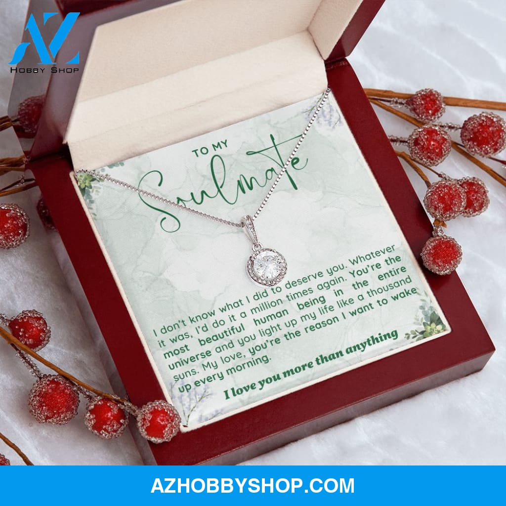 Soulmate - The Reason - Eternal Hope Silver Necklace