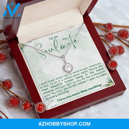 Soulmate - The Reason - Eternal Hope Silver Necklace